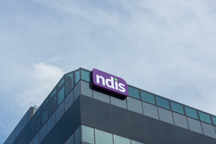 NDIS signage on building
