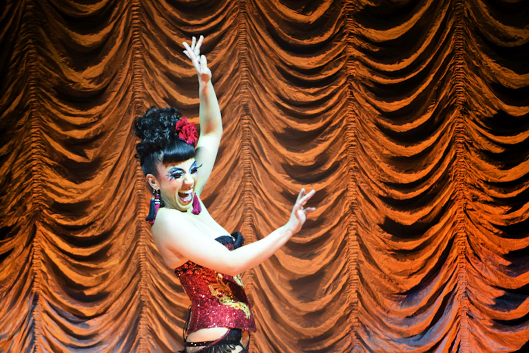 A burlesque artist