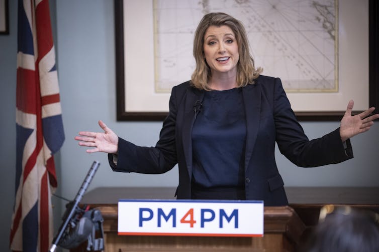 Conservative Leadership Elections: How Optimists Stack Up Against Former Prime Ministers In Terms Of Experience Penny Mordaunt At The Launch Of Her Campaign
