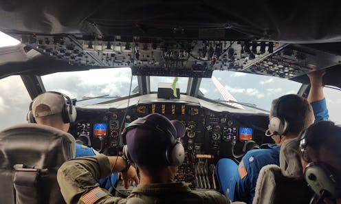Hurricane hunters are flying through Ian's powerful winds to get the forecasts you rely on – here's what happens when the plane plunges into the eyewall of a storm