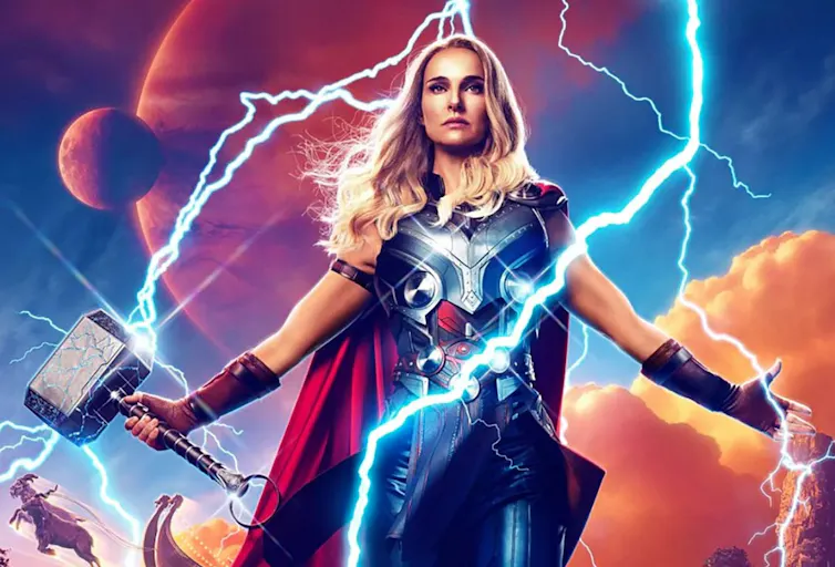 Character of Jane Foster played by Natalie Portman in the latest film franchise instalment of Thor.