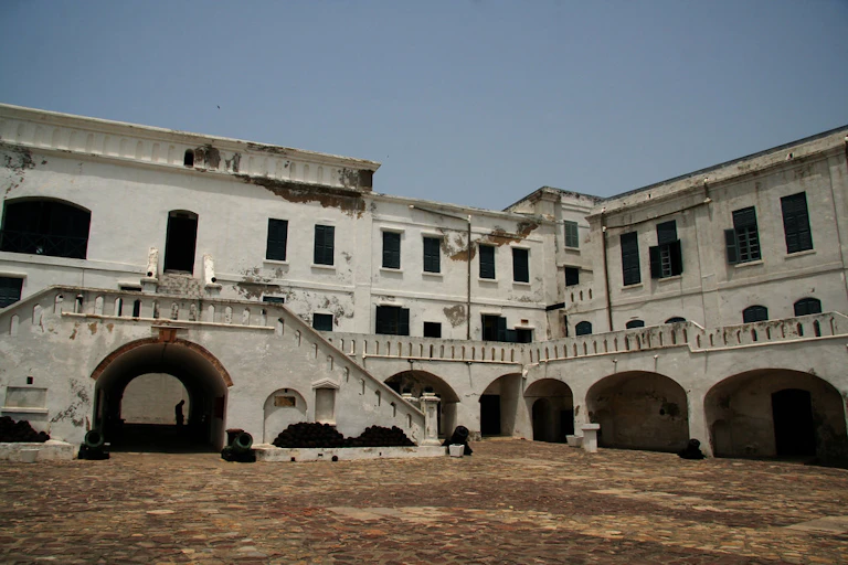 Forecourt of a castle