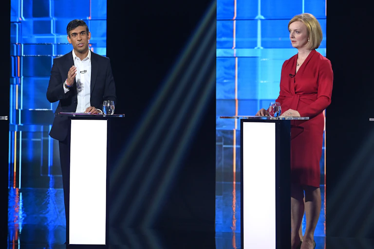 Conservative leadership debate, Rishi Sunak, Liz Truss