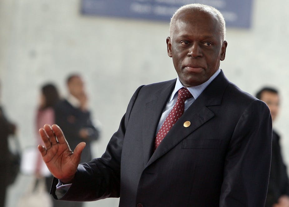 Former President of Angola Jose Eduardo dos Santos