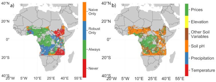 The African map