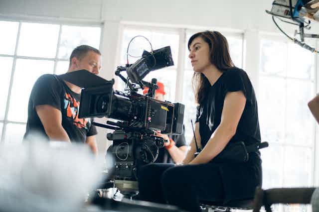 A woman cinematographer