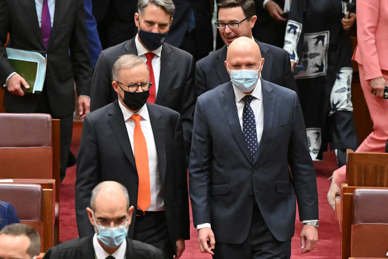 Anthony Albanese and Peter Dutton