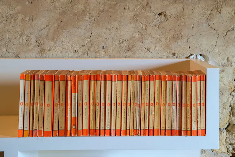 Une collection de livres publiés par Penguin Books