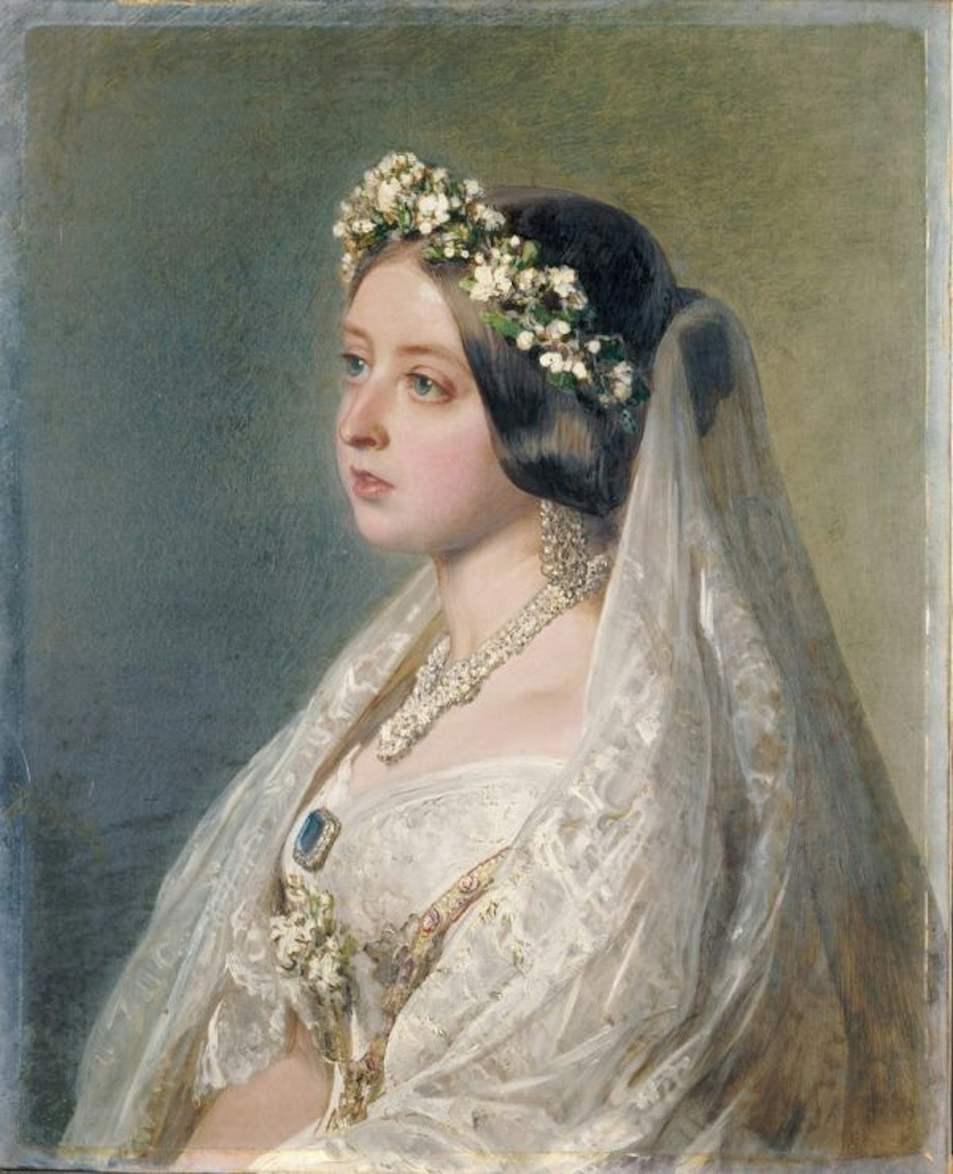 queen victoria wedding dress