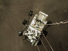Le robot Perseverance approche la surface martienne