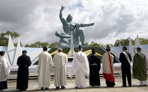 Atomic bombing of Hiroshima and Nagasaki left survivors wrestling with spiritual questions – here's how Buddhists and Catholics responded