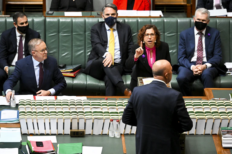 Amanda Rishworth in parliament