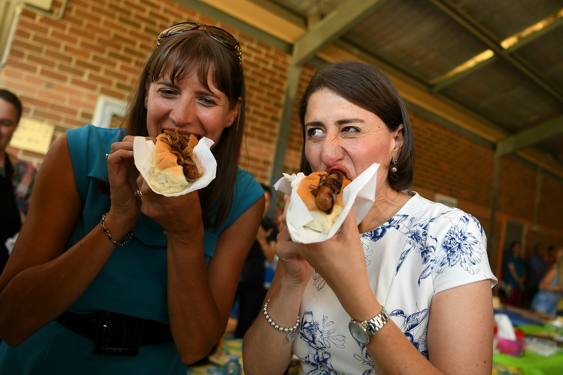 Wendy Lindsay and Gladys Berejiklian