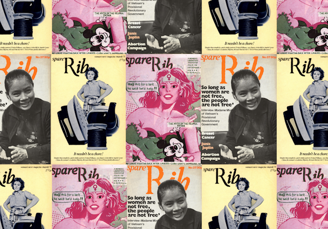 Series of Spare Rib magazine covers.