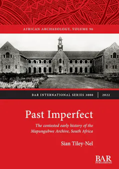 A book cover in red with the title Past Imperfect and a black and white photo of a grand old university building.