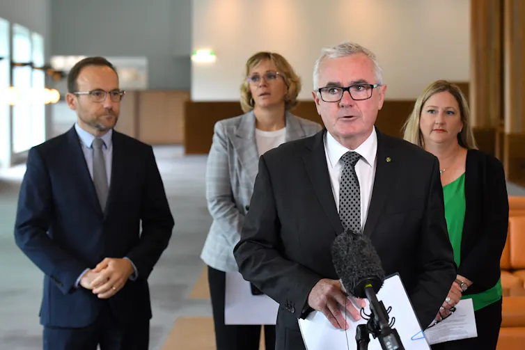 Independent MPs at Parliament House
