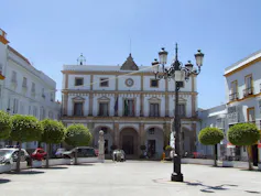 A town square.
