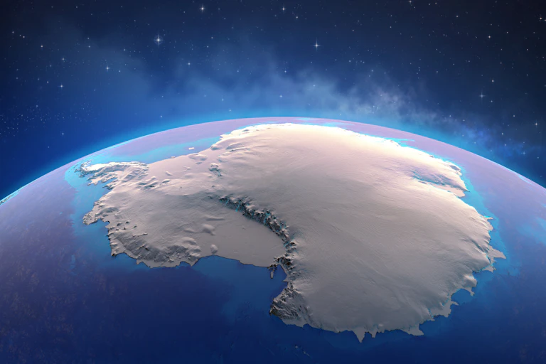 Antarctica from space