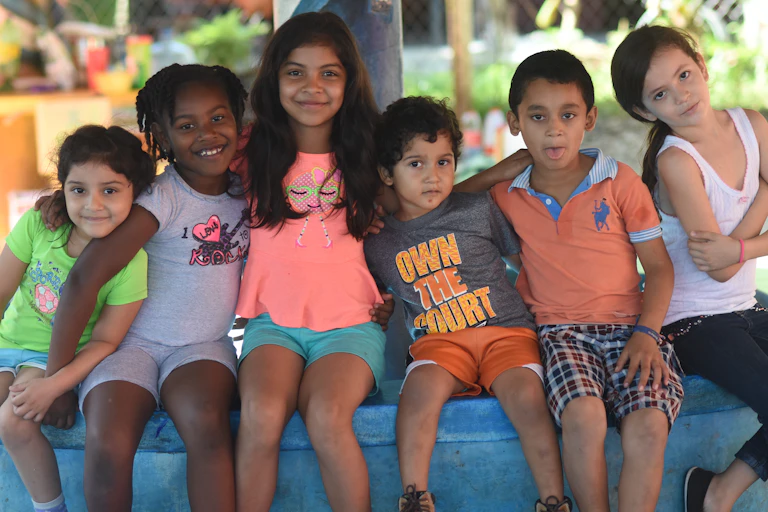 Children from different ethnic backgrounds