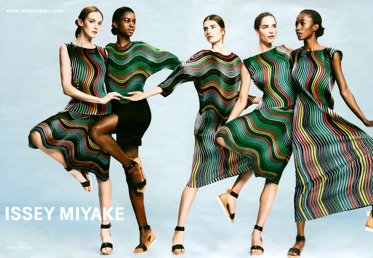 Models in dresses
