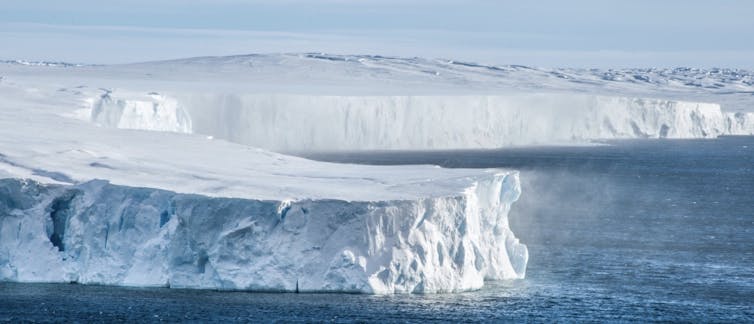 Ice meets ocean