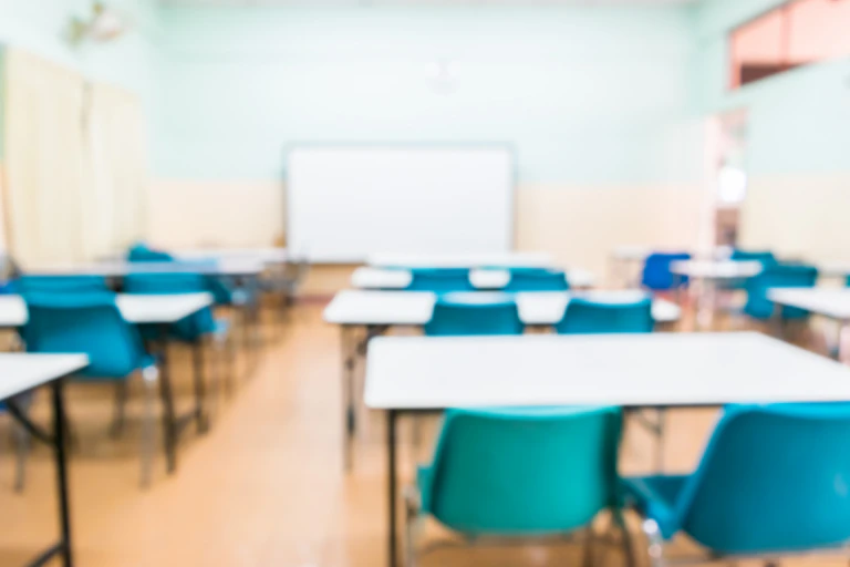 Empty classroom