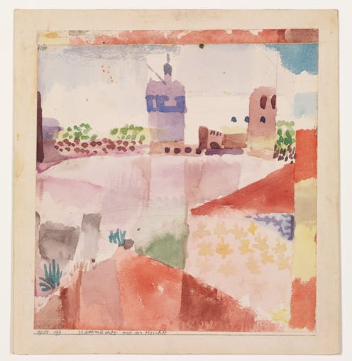 My pilgrimage to the site of Paul Klee's Hammamet with Its Mosque