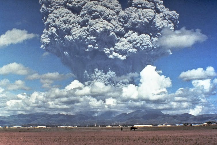 Large volcanic cloud