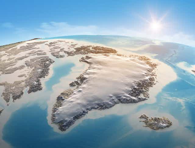 Greenland seen from space