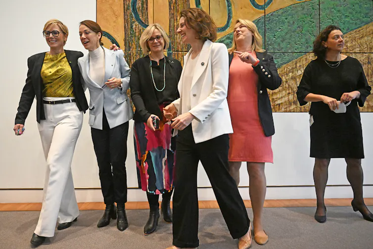 Independent MPs at Parliament House