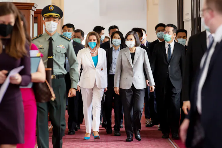 Nancy Peloso in Taiwan