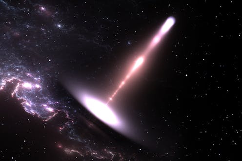 Astronomers have detected one of the biggest black hole jets in the sky