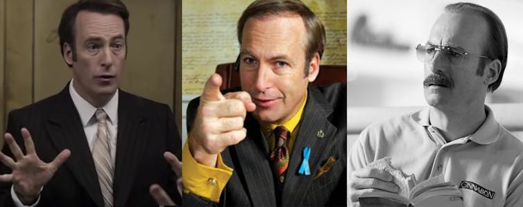 A composite of three different characters played by Bob Odenkirk