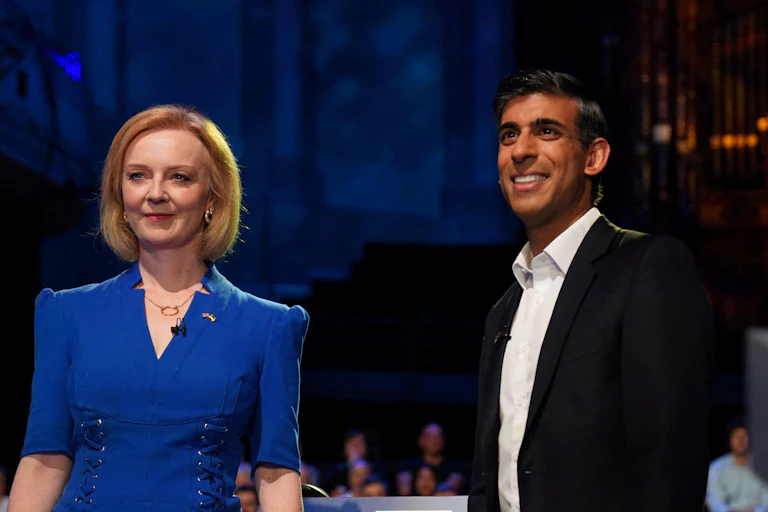 Liz Truss and Rishi Sunak