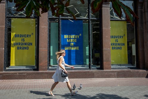 With 'bravery' as its new brand, Ukraine is turning advertising into a weapon of war