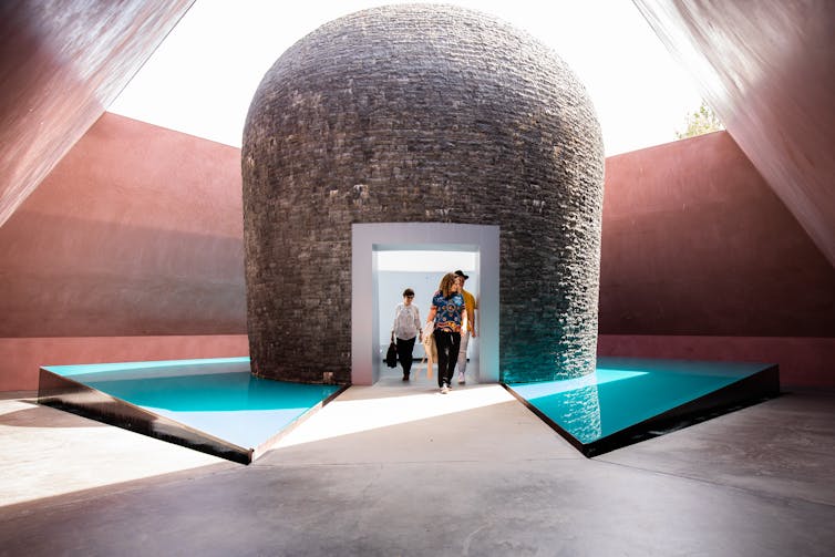 A James Turrell work at the gallery.