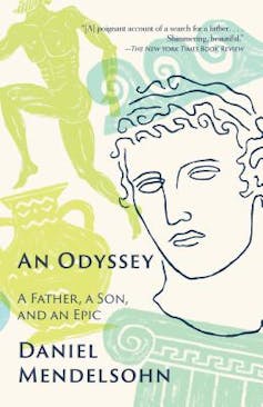 Book cover featuring greek artwork.