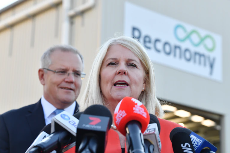 Scott Morrison and Karen Andrews