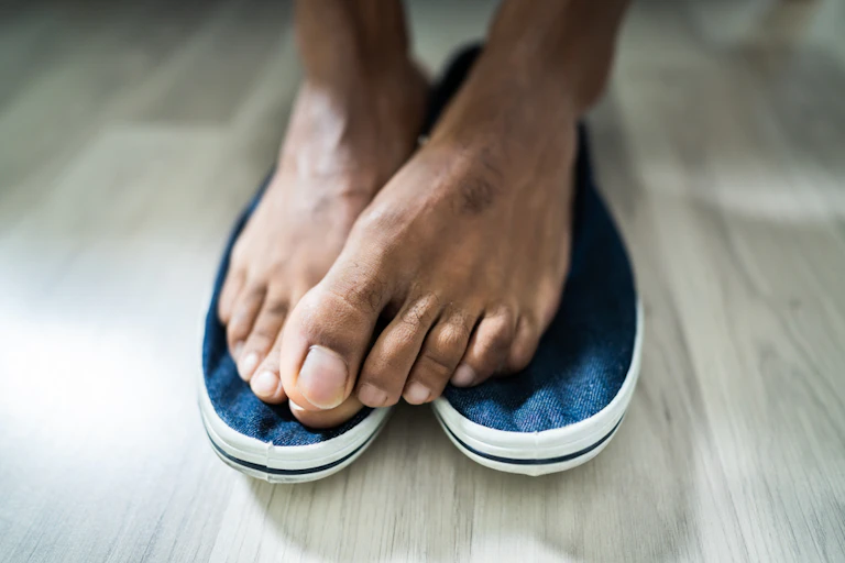 Person's feet