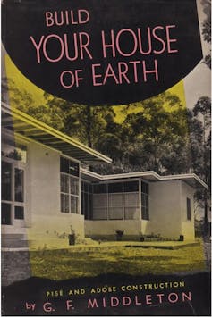 The cover of Build Your House of Earth by George F. Middleton