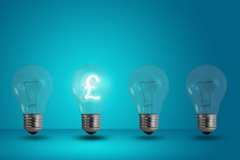 lightbulbs with pound sign fillament