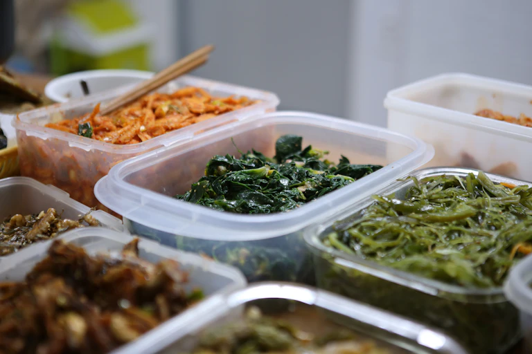 Food in containers