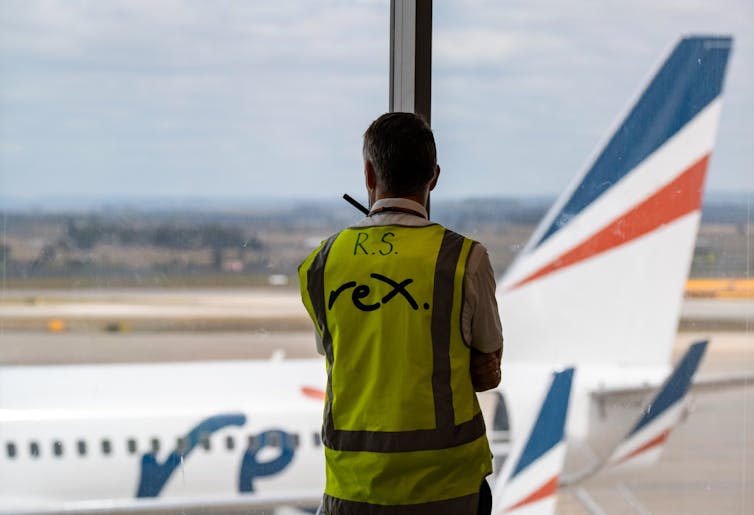 Rex Airlines required'customer-facing' staff to be fully vaccinated against COVID-19 by November 1 2021.