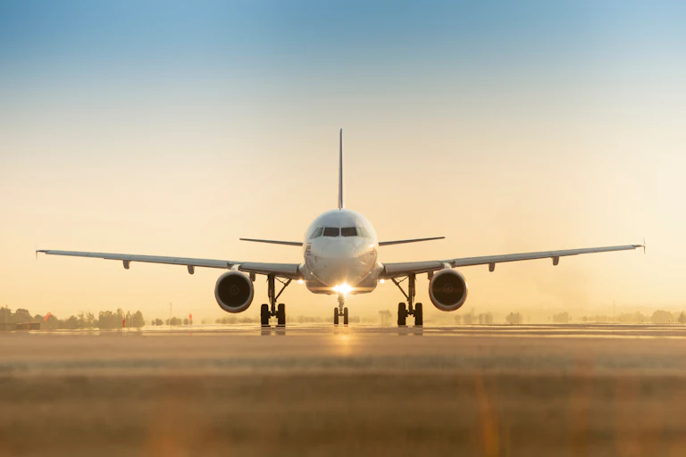 Aeroplane on runway
