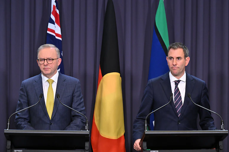 Anthony Albanese and Jim Chalmers