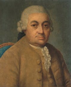 Retrato de Carl Philipp Emanuel Bach.