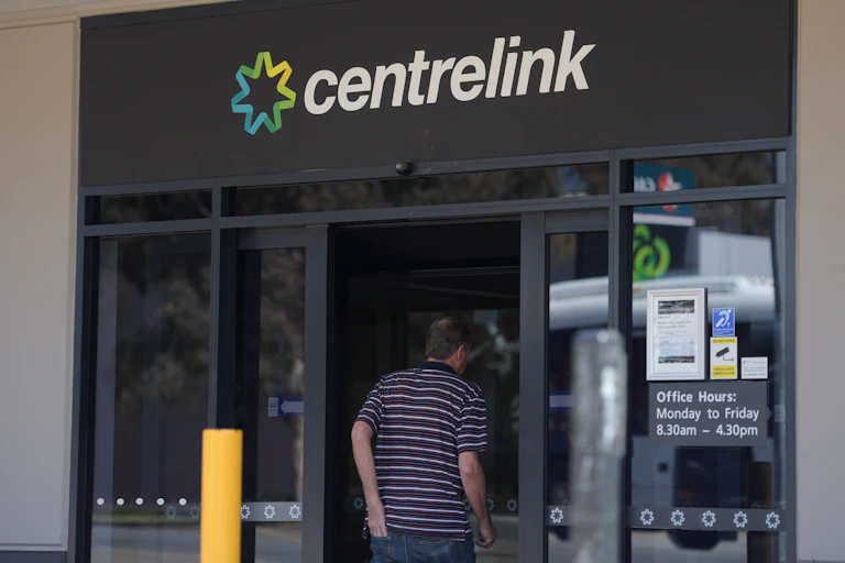 Man enters Centrelink office