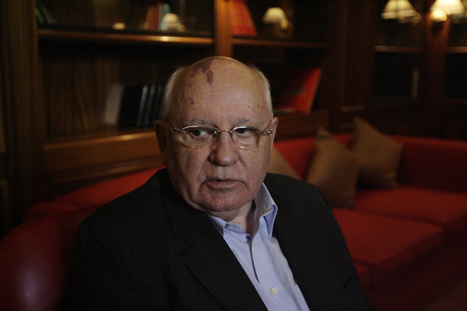 Former Soviet leader Mikhail Gorbachev