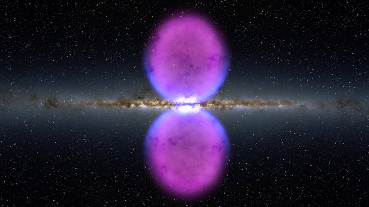 Gamma rays from a dwarf galaxy solve an astronomical puzzle