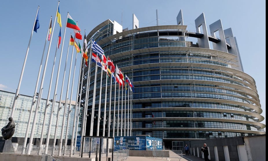A view of the European Parliament